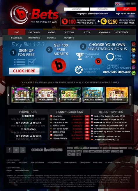 B bets casino online